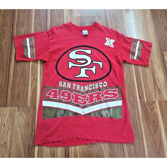 Salem Other - Vintage Salem‎ San Francisco 49ers All Over Double Sided T Shirt Medium NFL